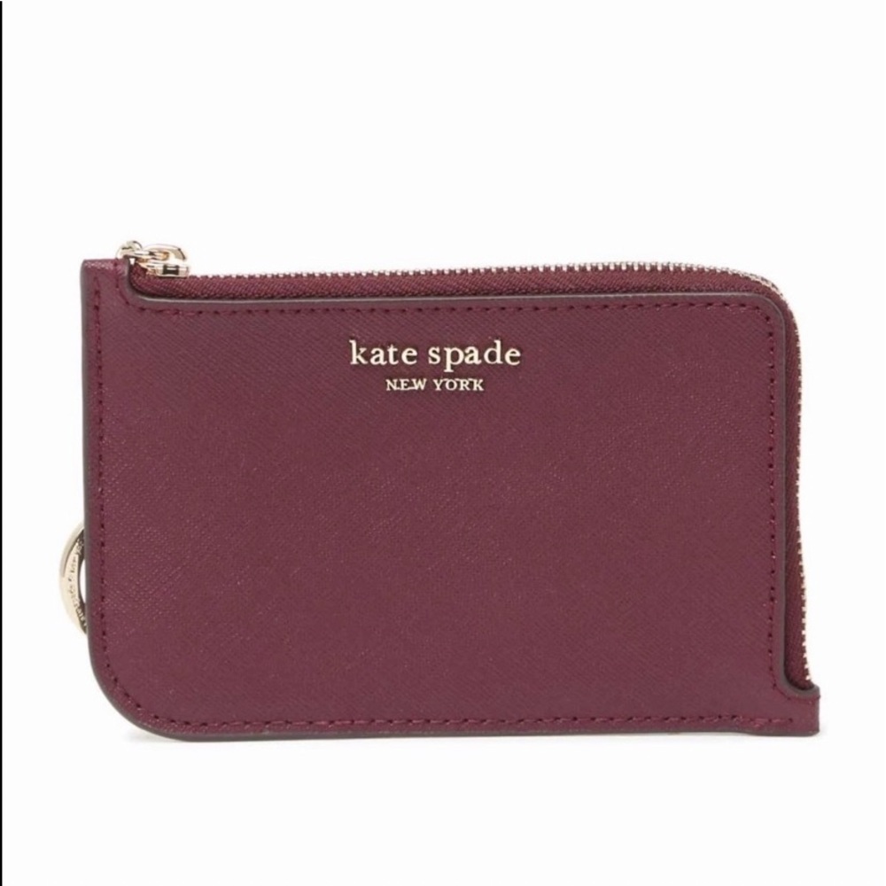 Kate Spade Cameron Medium l-Zip Card Holder